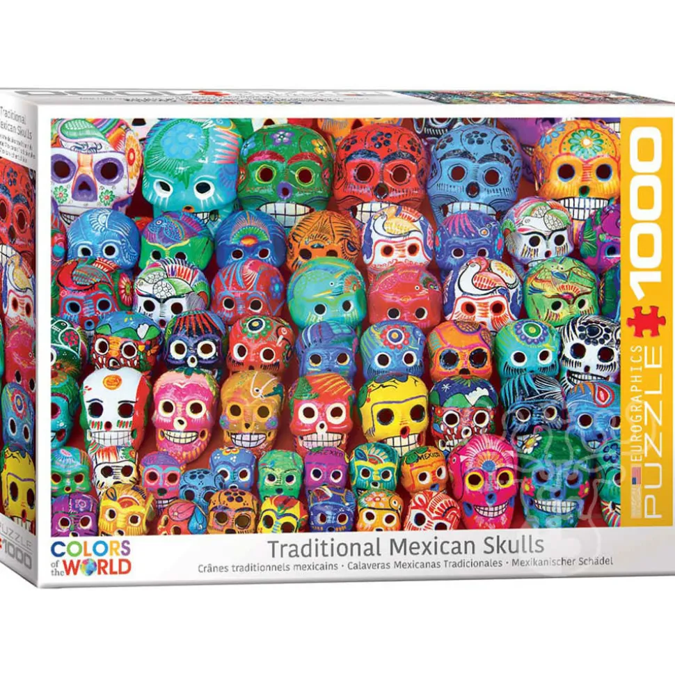 Eurographics Colors of the World: Traditional Mexican Skulls Puzzle 1000pcs