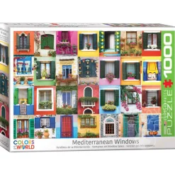 Eurographics Colors of the World: Mediterranean Windows Puzzle 1000pcs