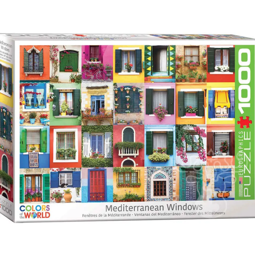 Eurographics Colors of the World: Mediterranean Windows Puzzle 1000pcs