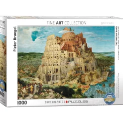 Eurographics Fine Art Bruegel: The Tower of Babel Puzzle 1000pcs