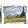 Eurographics Fine Art van Gogh: Wheat Field with Cypresses Puzzle 1000pcs