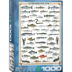 Eurographics Freshwater Fish Puzzle 1000pcs