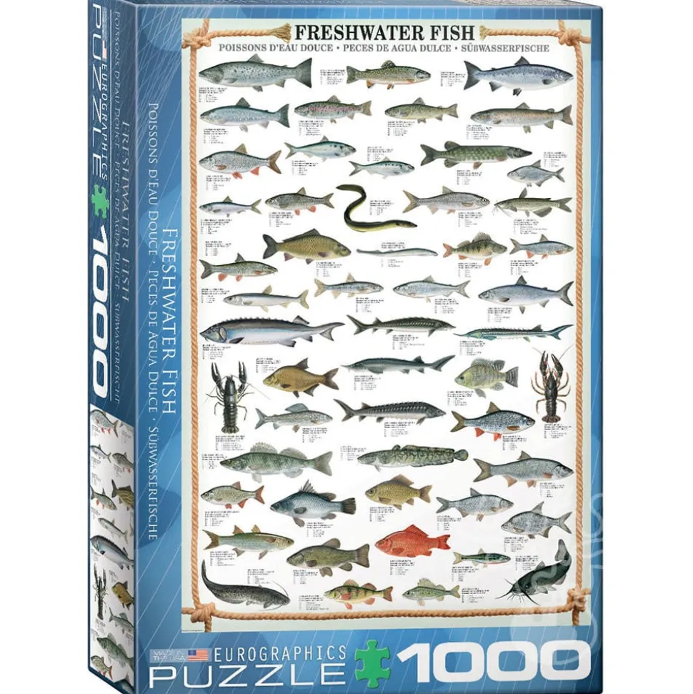 Eurographics Freshwater Fish Puzzle 1000pcs