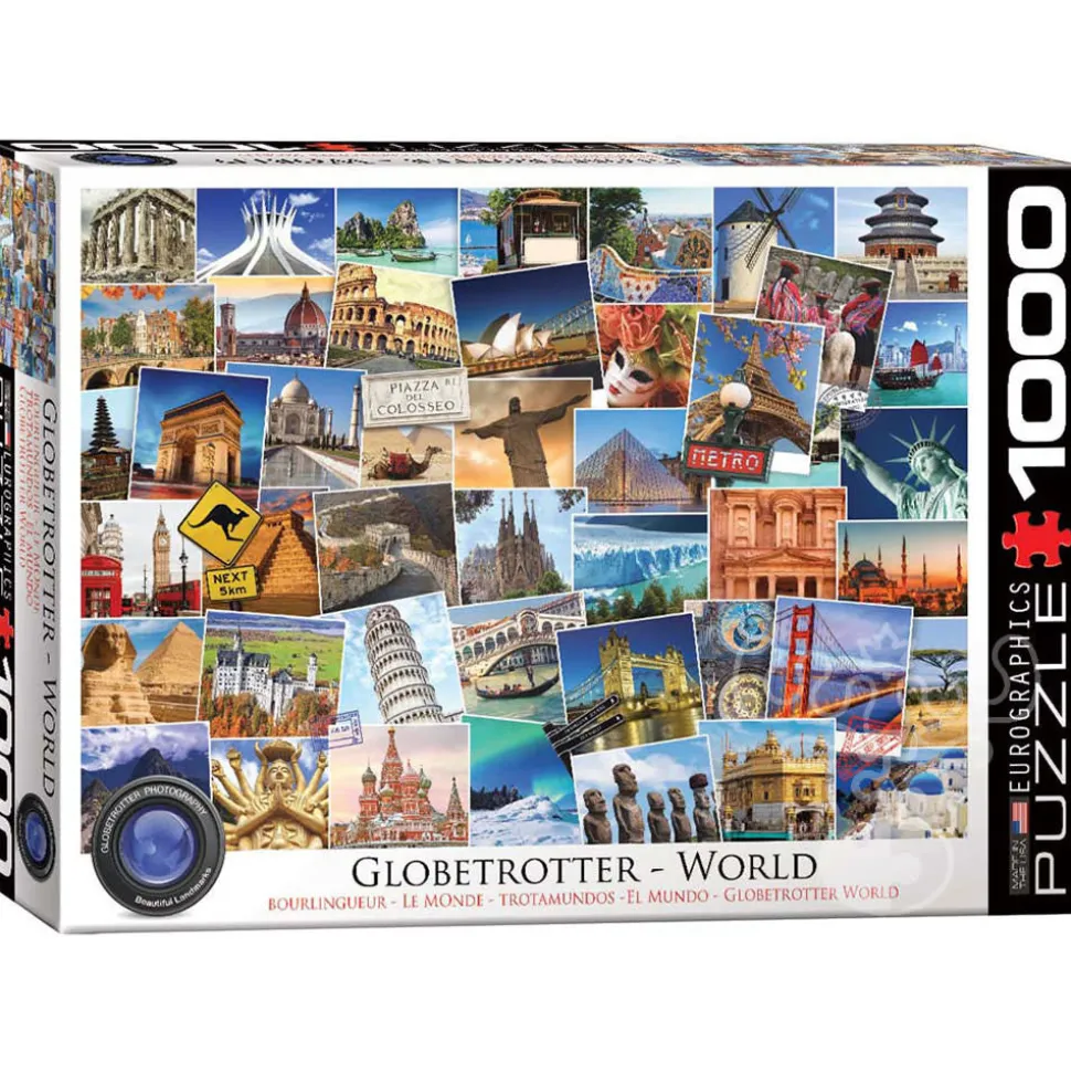 Eurographics Globetrotter World Puzzle 1000pcs