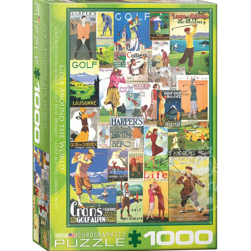 Eurographics Golf Around the World Puzzle 1000pcs