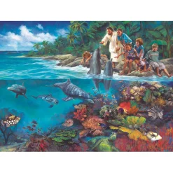 Eurographics Greene: The Lord God Made Them All Large Pieces Puzzle 500pcs