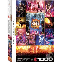 Eurographics KISS The Hottest Show on Earth Puzzle 1000pcs RETIRED