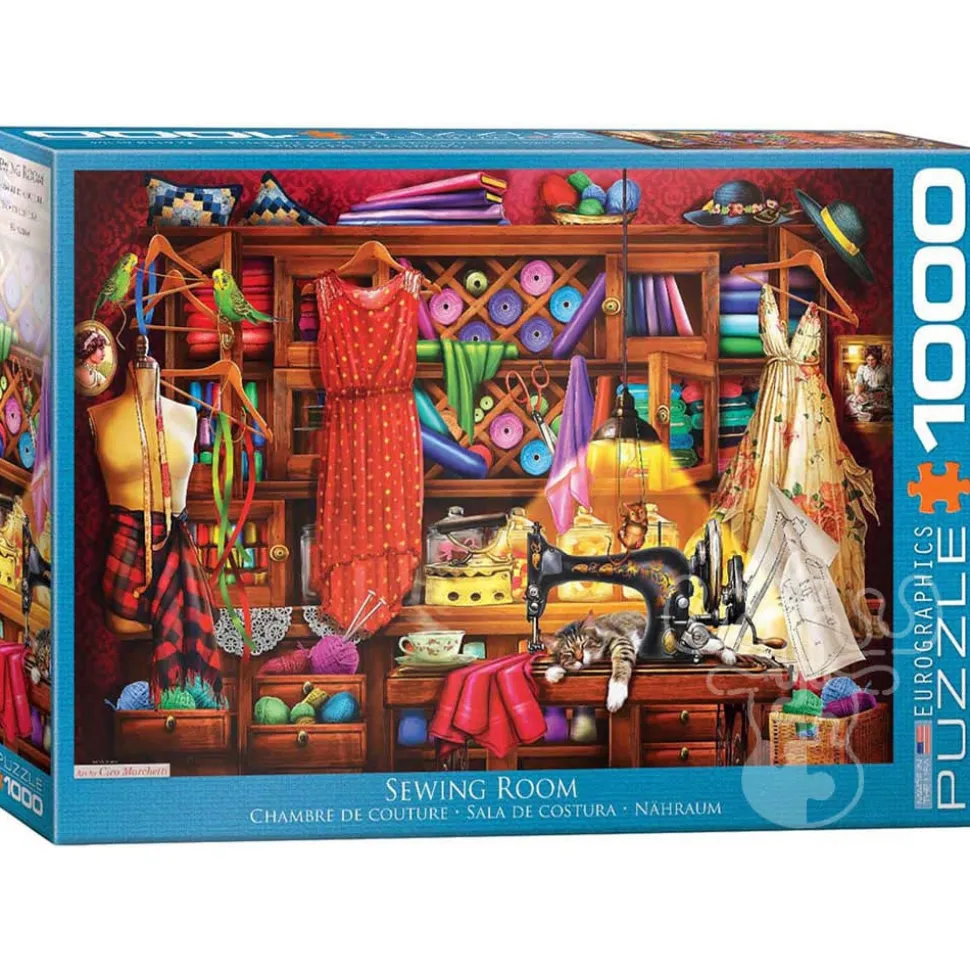 Eurographics Marchetti: Sewing Room Puzzle 1000pcs