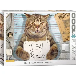 Eurographics Normand: Feline Felon Puzzle 1000pcs