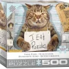 Eurographics Normand: Feline Felon Large Pieces Family Puzzle 500pcs