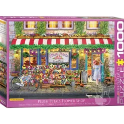 Eurographics Normand: Plush Petals Flower Shop Puzzle 1000pcs