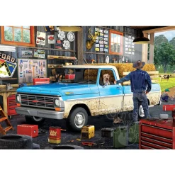 Eurographics Pick Up Truck Puzzle 550pcs in a Shaped Tin