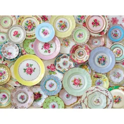 Eurographics Plate Collection Puzzle 1000pcs RETIRED