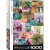 Eurographics 60s Love Collection Puzzle 1000pcs RETIRED