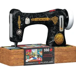 Eurographics Sewing Machine Puzzle 550pcs in a Shaped Tin