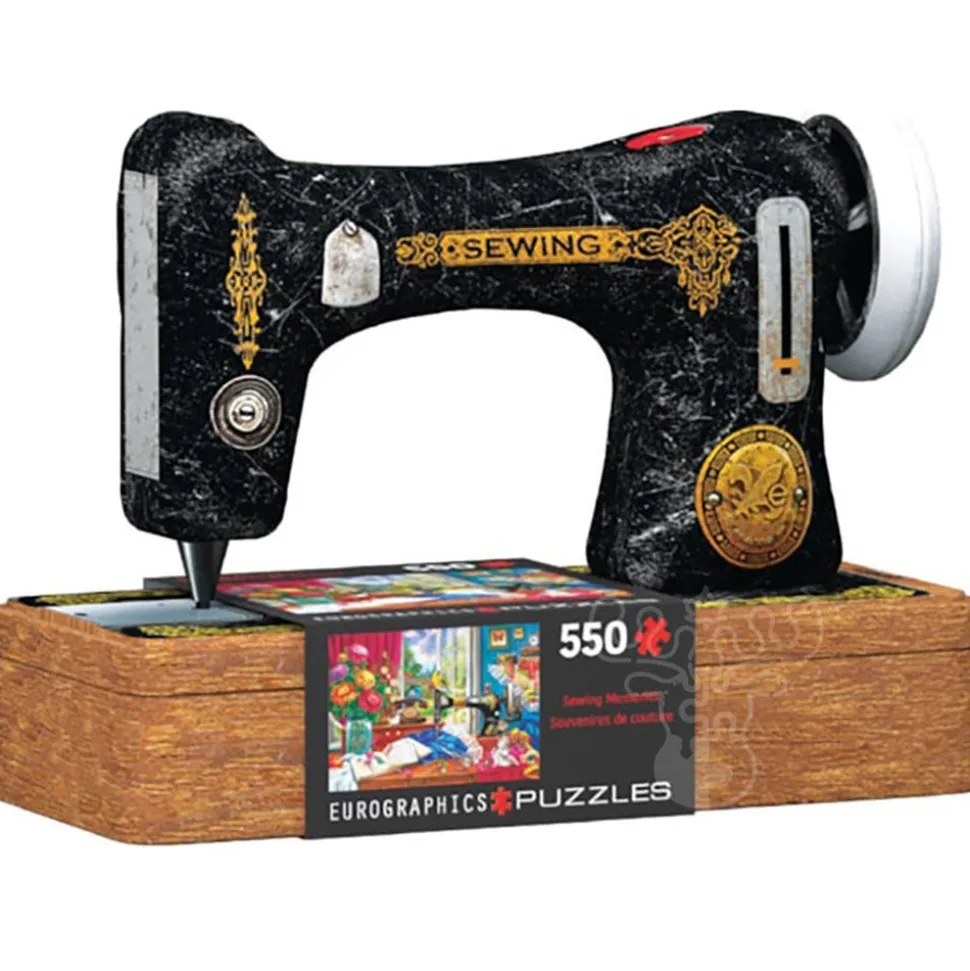 Eurographics Sewing Machine Puzzle 550pcs in a Shaped Tin