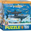Eurographics Sharks Puzzle 100pcs