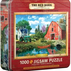 Eurographics The Red Barn Puzzle 1000pcs Tin RETIRED