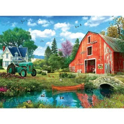 Eurographics The Red Barn Puzzle 1000pcs Tin RETIRED