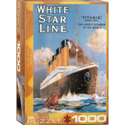 Eurographics Titanic White Star Line Puzzle 1000pcs