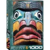 Eurographics Totem Pole, Comox Valley BC Puzzle 1000pcs