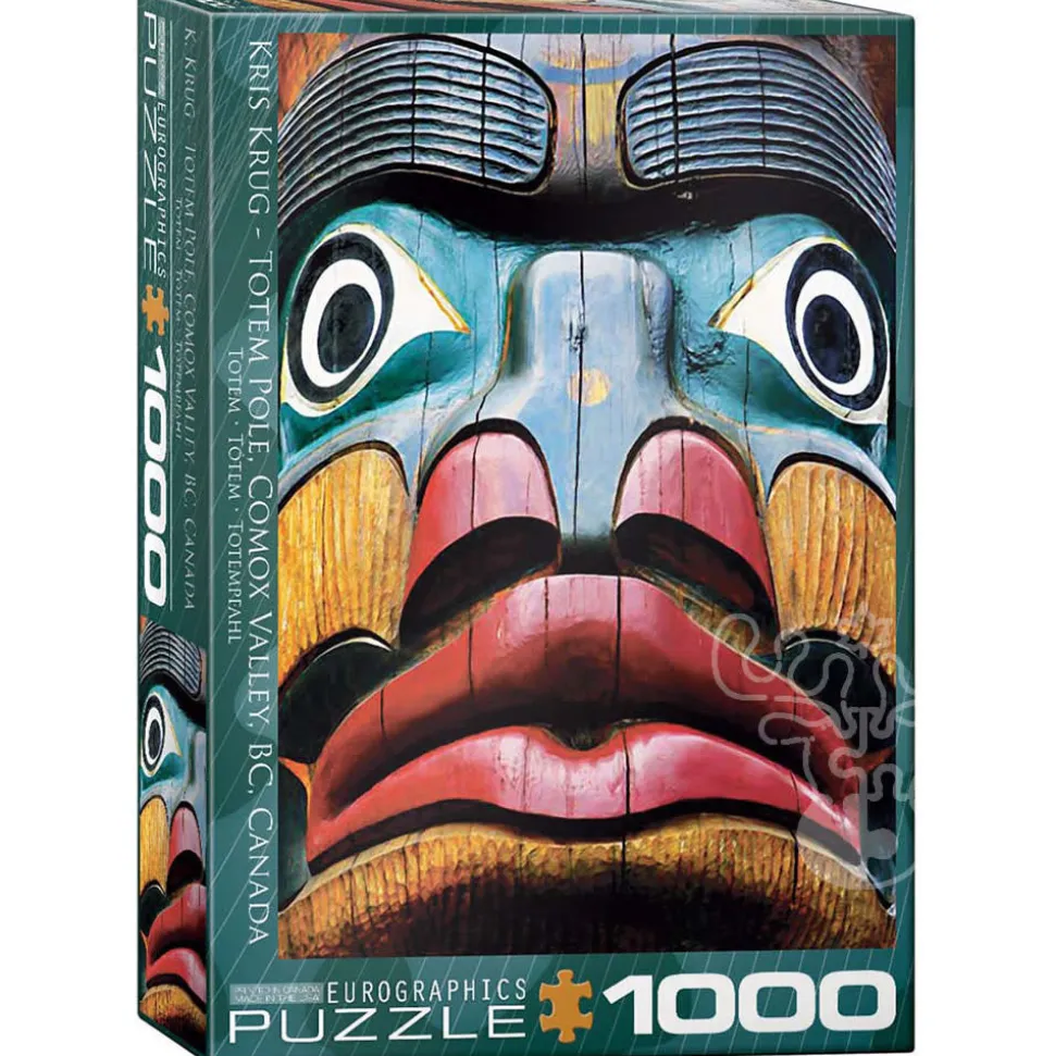 Eurographics Totem Pole, Comox Valley BC Puzzle 1000pcs