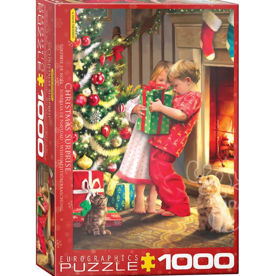 Eurographics Treadwell: Christmas Surprise Puzzle 1000pcs RETIRED