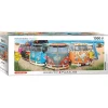 Eurographics VW Bus - KombiNation Panoramic Puzzle 1000pcs