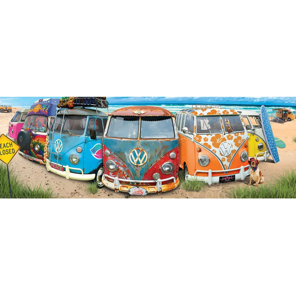 Eurographics VW Bus - KombiNation Panoramic Puzzle 1000pcs