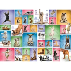 Eurographics Yoga Dogs Puzzle 1000pcs