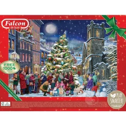 Falcon Christmas Eve Puzzle 2 x 1000pcs