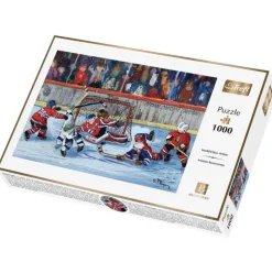 FINAL SALE Pierre Belvedere Paquin: He Scores! Puzzle 1000pcs
