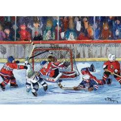 FINAL SALE Pierre Belvedere Paquin: He Scores! Puzzle 1000pcs