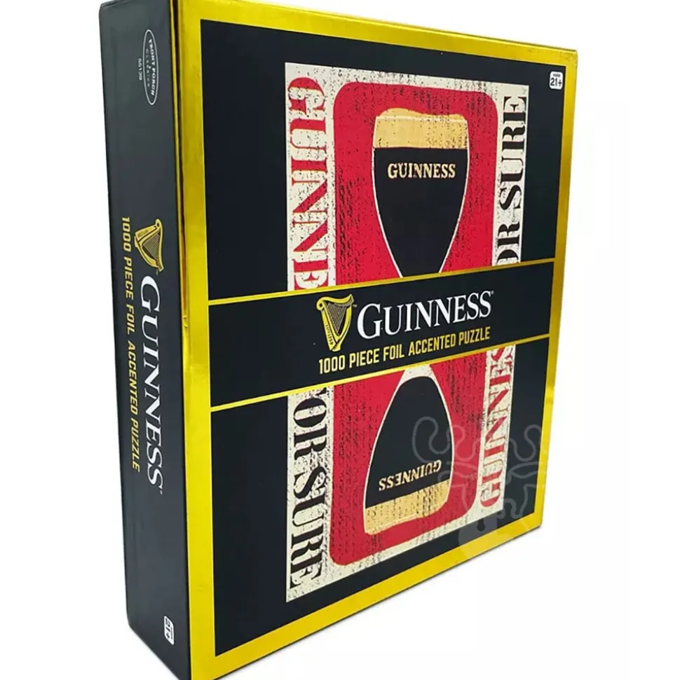 Front Porch Classics Guinness Retro Foil Accented Puzzle 1000pcs
