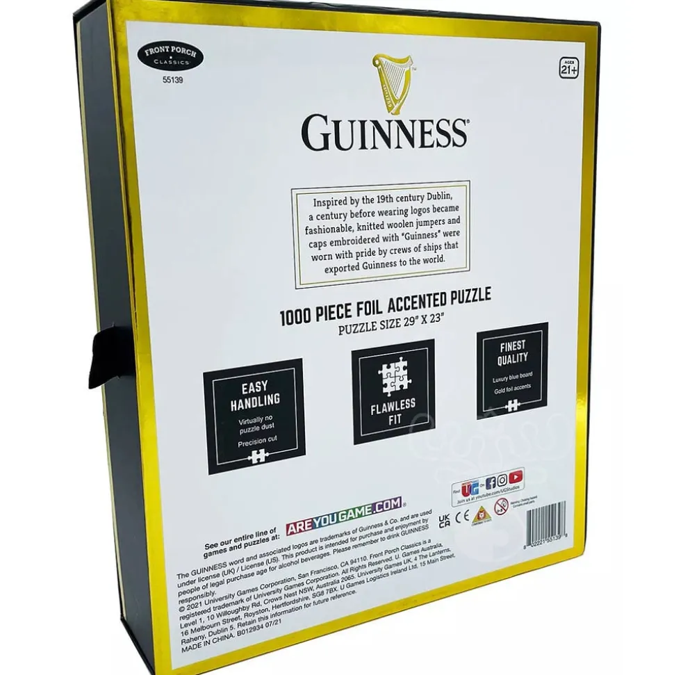 Front Porch Classics Guinness Retro Foil Accented Puzzle 1000pcs