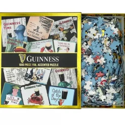 Front Porch Classics Guinness Coaster Foil Accented Puzzle 1000pcs