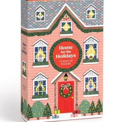 Galison 12 Days of Puzzles Home for the Holidays Advent Calendar Puzzle 500pcs (12 x 42pcs)