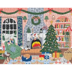 Galison 12 Days of Puzzles Home for the Holidays Advent Calendar Puzzle 500pcs (12 x 42pcs)