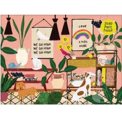 Galison Anne Bentley Love Lives Here Puzzle 1000pcs