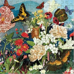 Galison Butterfly Blooms Wood Puzzle 144pcs