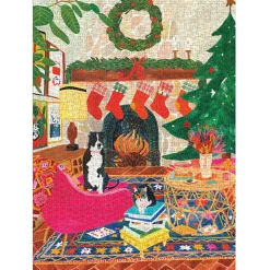 Galison Fireside Friends Puzzle 1000pcs