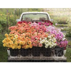 Galison Floret Farm’s Cut Flower Garden Double Sided Puzzle 500pcs