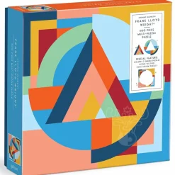 Galison Frank Lloyd Wright Organic Geometry Multi-Puzzle Puzzle 500pcs