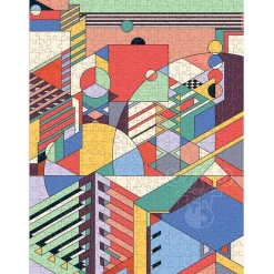 Galison Frank Lloyd Wright Imperial Hotel Puzzle 500pcs in a Book Box