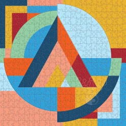 Galison Frank Lloyd Wright Organic Geometry Multi-Puzzle Puzzle 500pcs