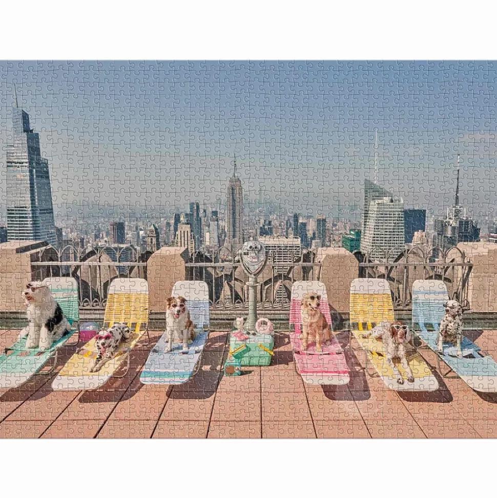 Galison Gray Malin The Dogs of New York City Puzzle 1000pcs