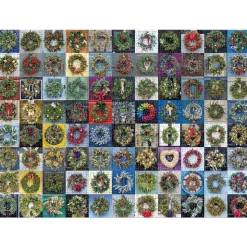 Galison Handmade Wreaths Puzzle 1000pcs