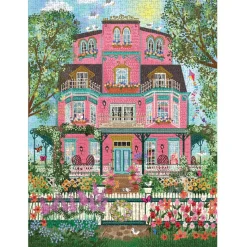 Galison Joy Laforme Capeside Victorian Foil Puzzle 1000pcs