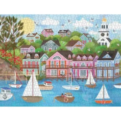 Galison Joy Laforme Harbor by the Sea Puzzle 1000pcs