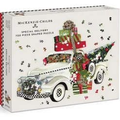 Galison MacKenzie-Childs Special Delivery Shaped Puzzle 750pcs